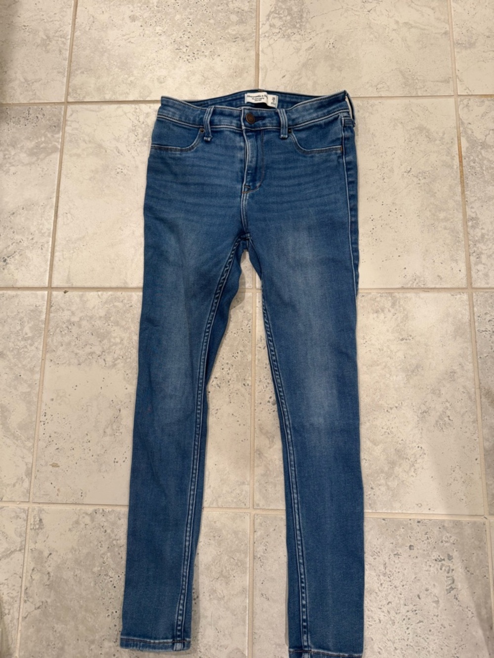 Abercrombie & Fitch Blue Skinny Jean Legging